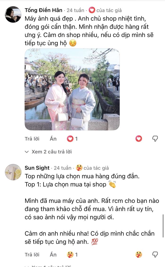 Đánh giá khách hàng